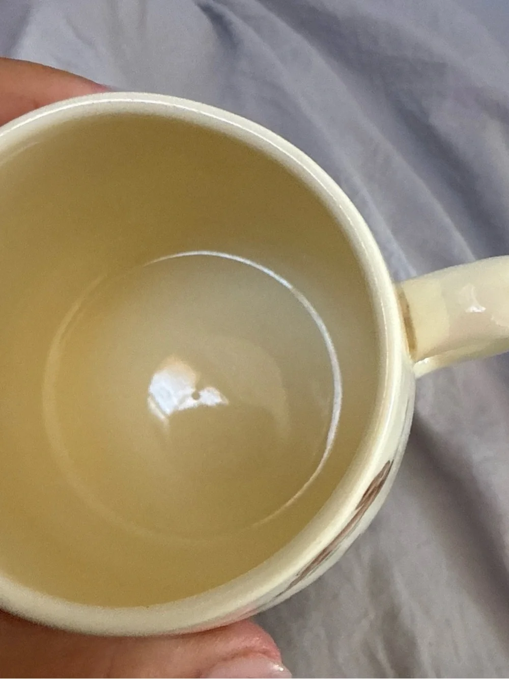 Royal Doulton Ceramic Bunny Mug with Pastel Spring Illustration